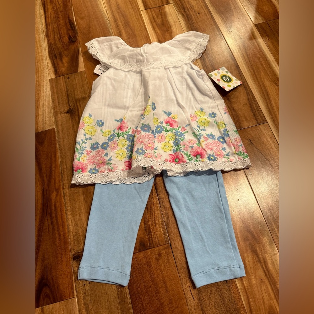 NWT Little Me 2 piece set. Size 18 months